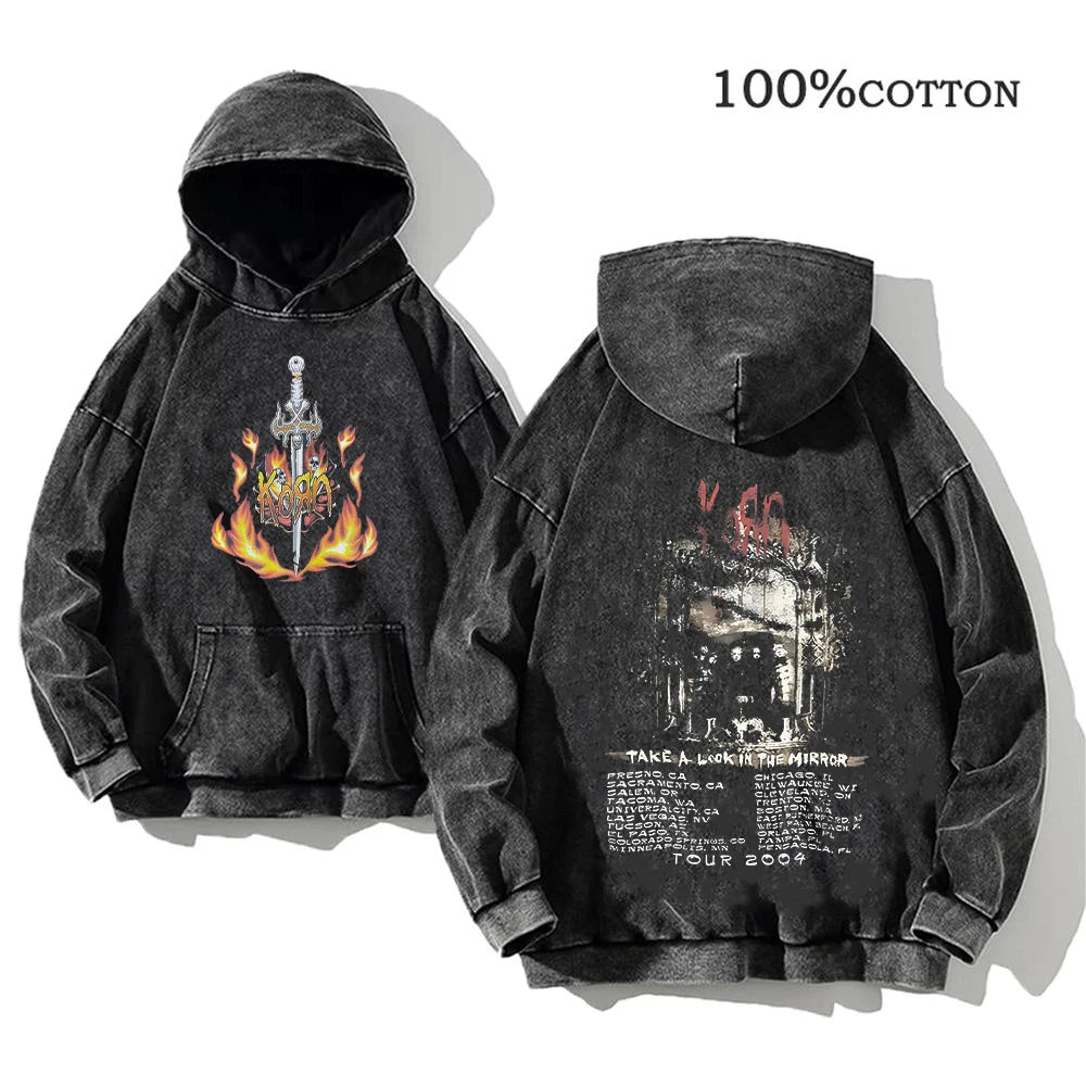 Graphic Long Sleeve Casual Hooded Sweatshirt with Original Style Options