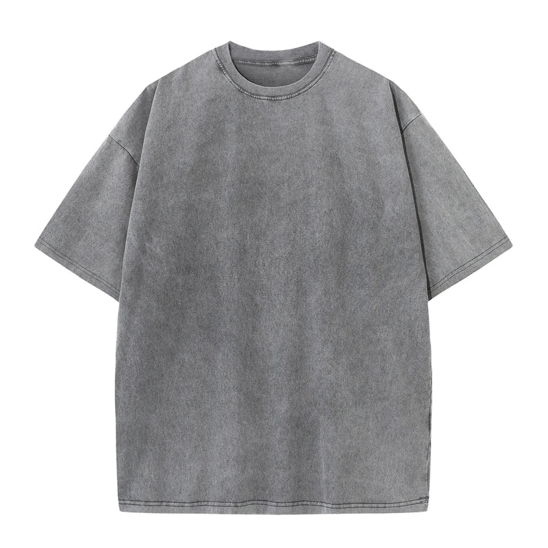 Men’s Washed Oversized Short-Sleeve T-Shirt