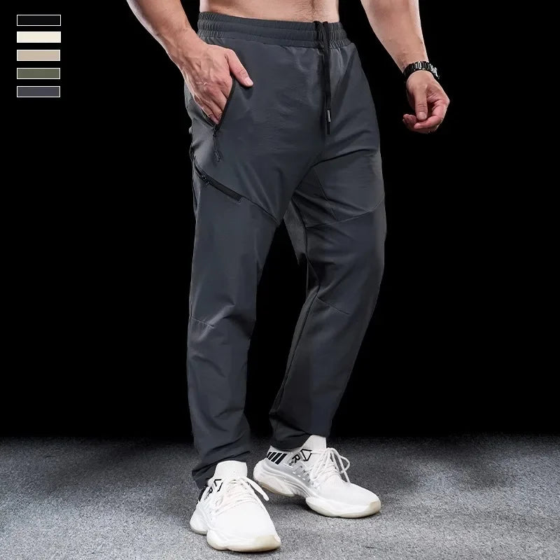Full Length Drawstring Waist Casual Running Jogger Pants