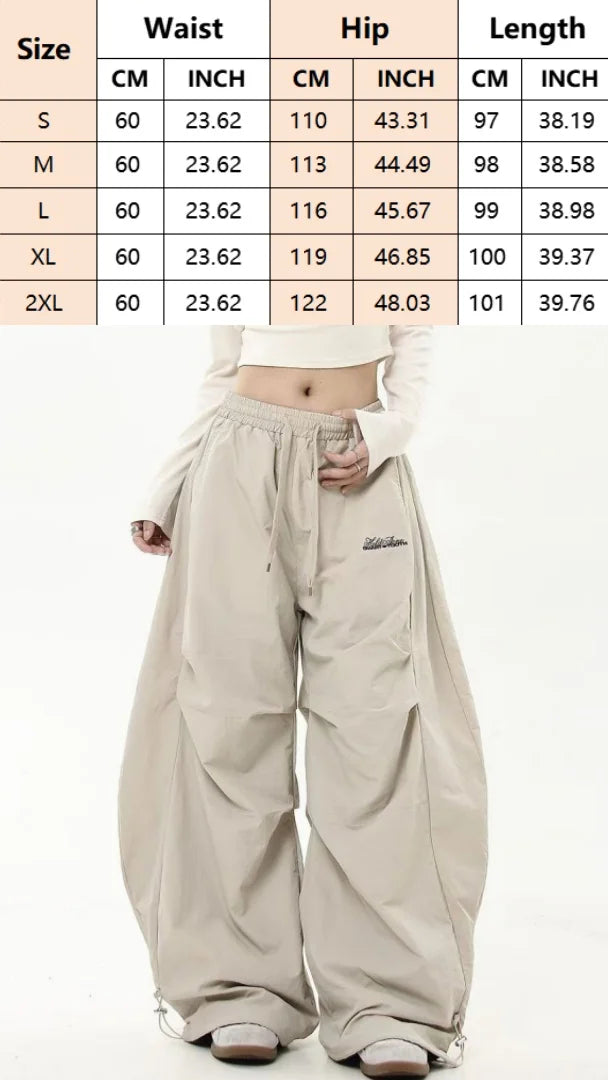 Women's Loose Wide Leg Pants with Contrast Stripe Style Options