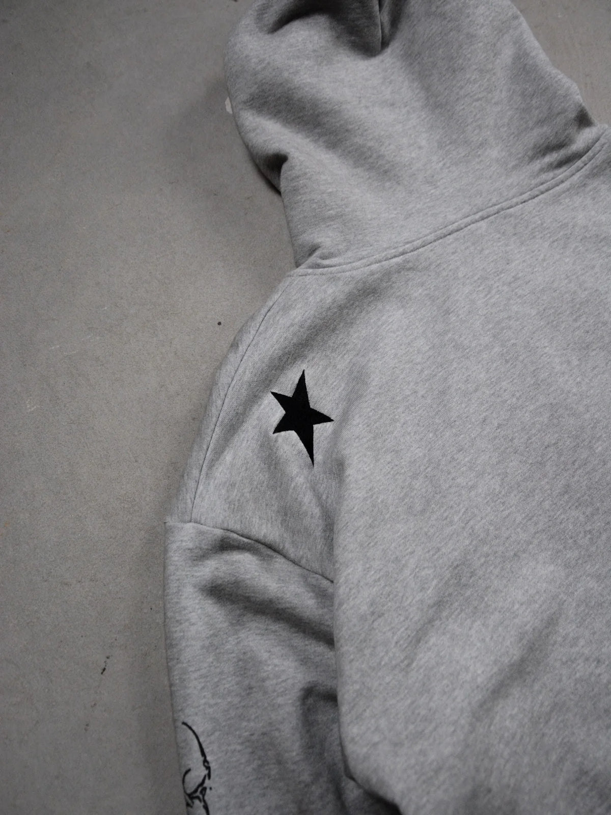 Anime-Graphic Loose-Fit Cotton Zip-Front Hoodie