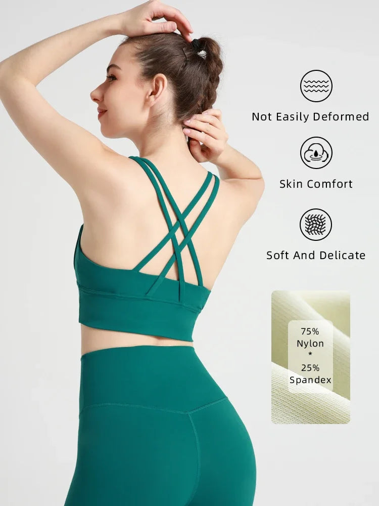 Women's Cross-Back Sports Bra