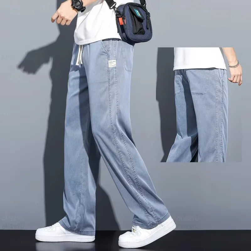 Men's Straight Leg Denim Jeans for Casual Everyday Wear