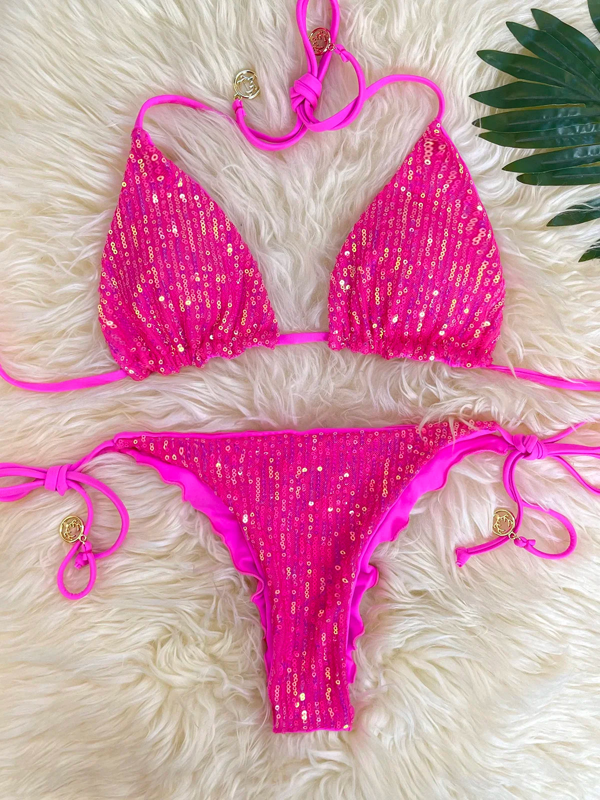 Sequin Detail Bikini