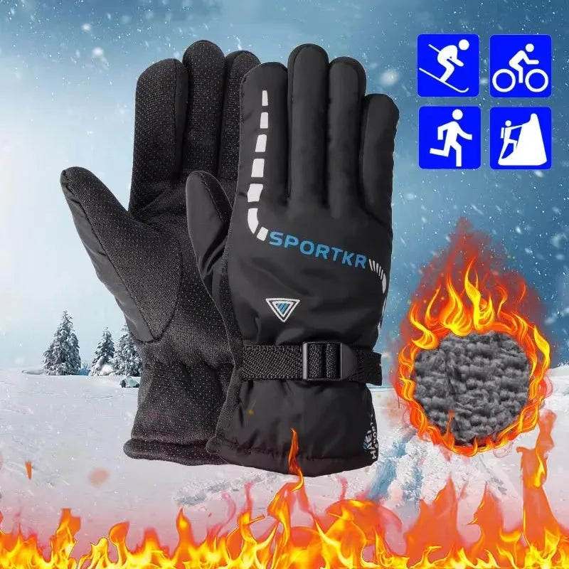 Full Finger Cycling Gloves with Shaped Wrist Cuffs