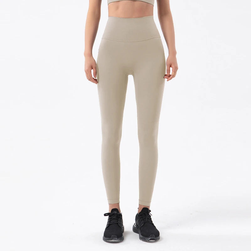 Women's Side Pocket Full Length Leggings For Workout Outfits
