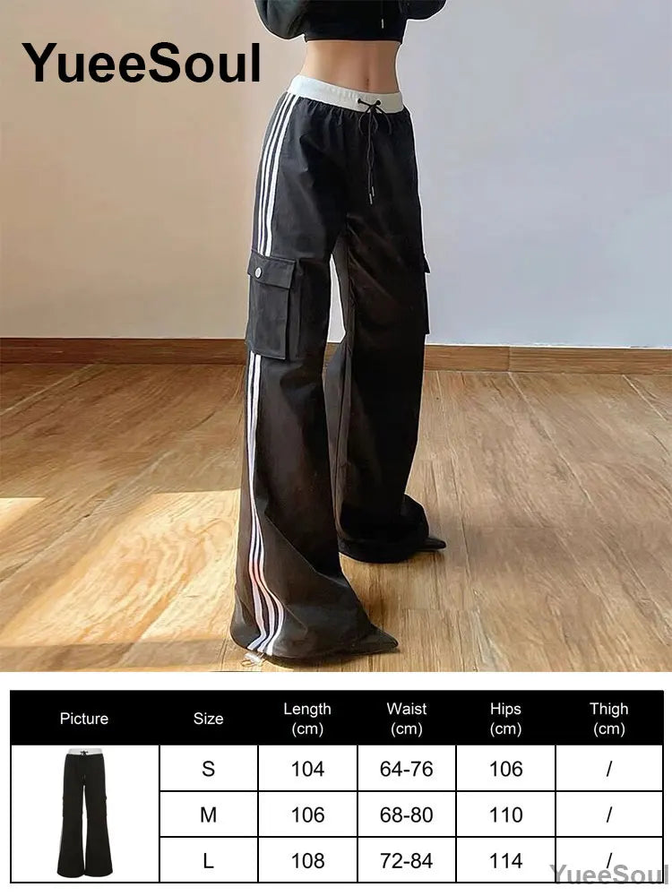 Women's Black Gothic Pants with Flared and Wide Leg Style Options