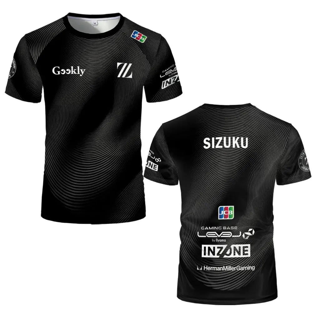 Zeta Division Esports Short Sleeve T-shirt For Sports Outfits