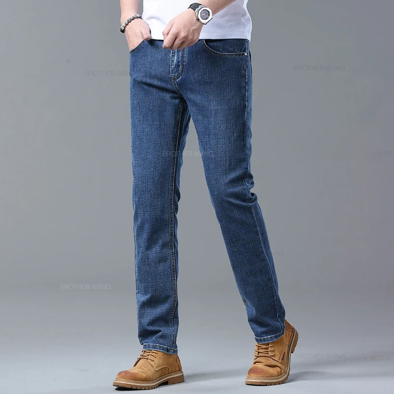 Men's Slim Fit Denim Jeans for Casual Everyday Wear