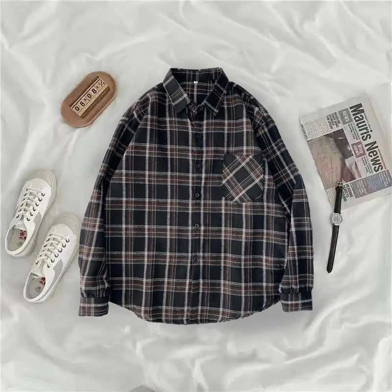 Women's Checked Long Sleeve Shirt