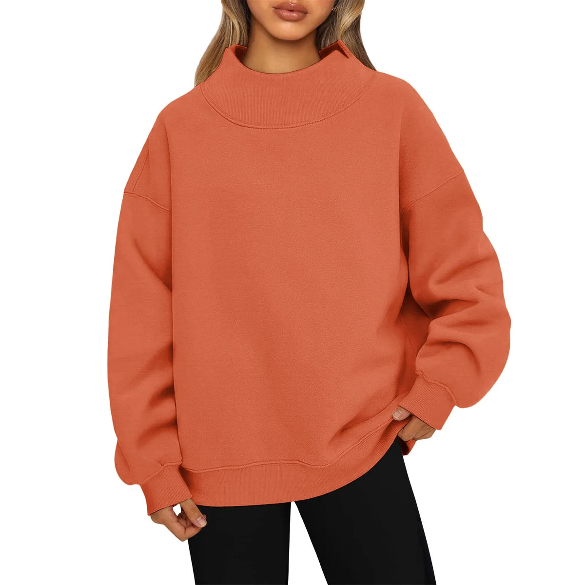 Long Sleeve Casual Pullover Sweatshirt with Original Style Options