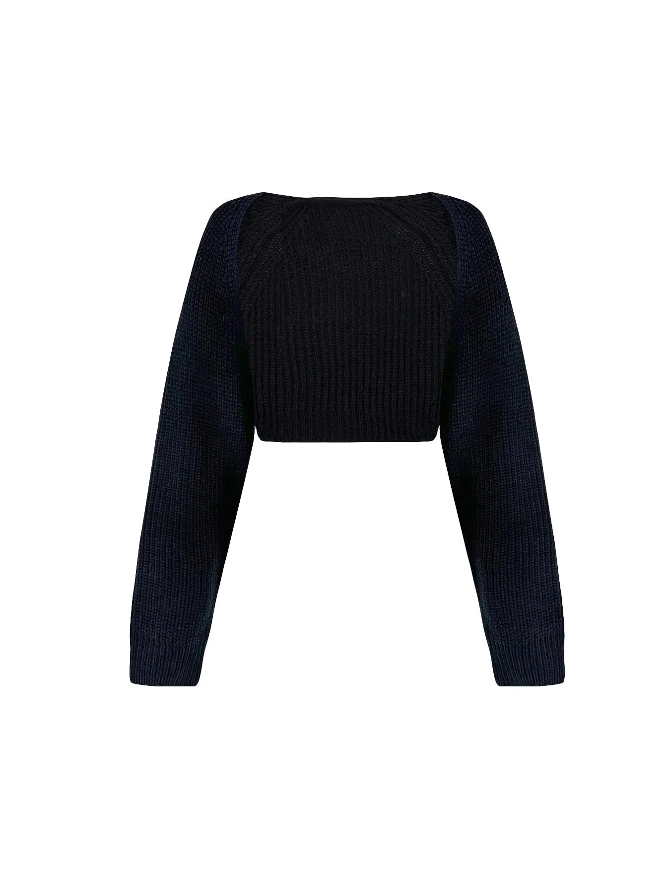 Women's Cropped Open Front Shrug Cardigan Casual Knit Layer