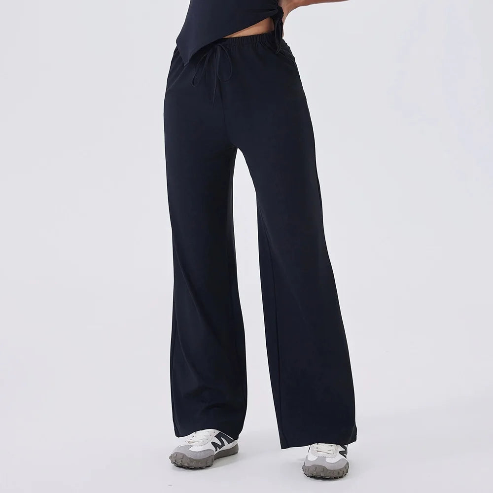 Women's Sleeveless Crop Top and Pants Workout Set