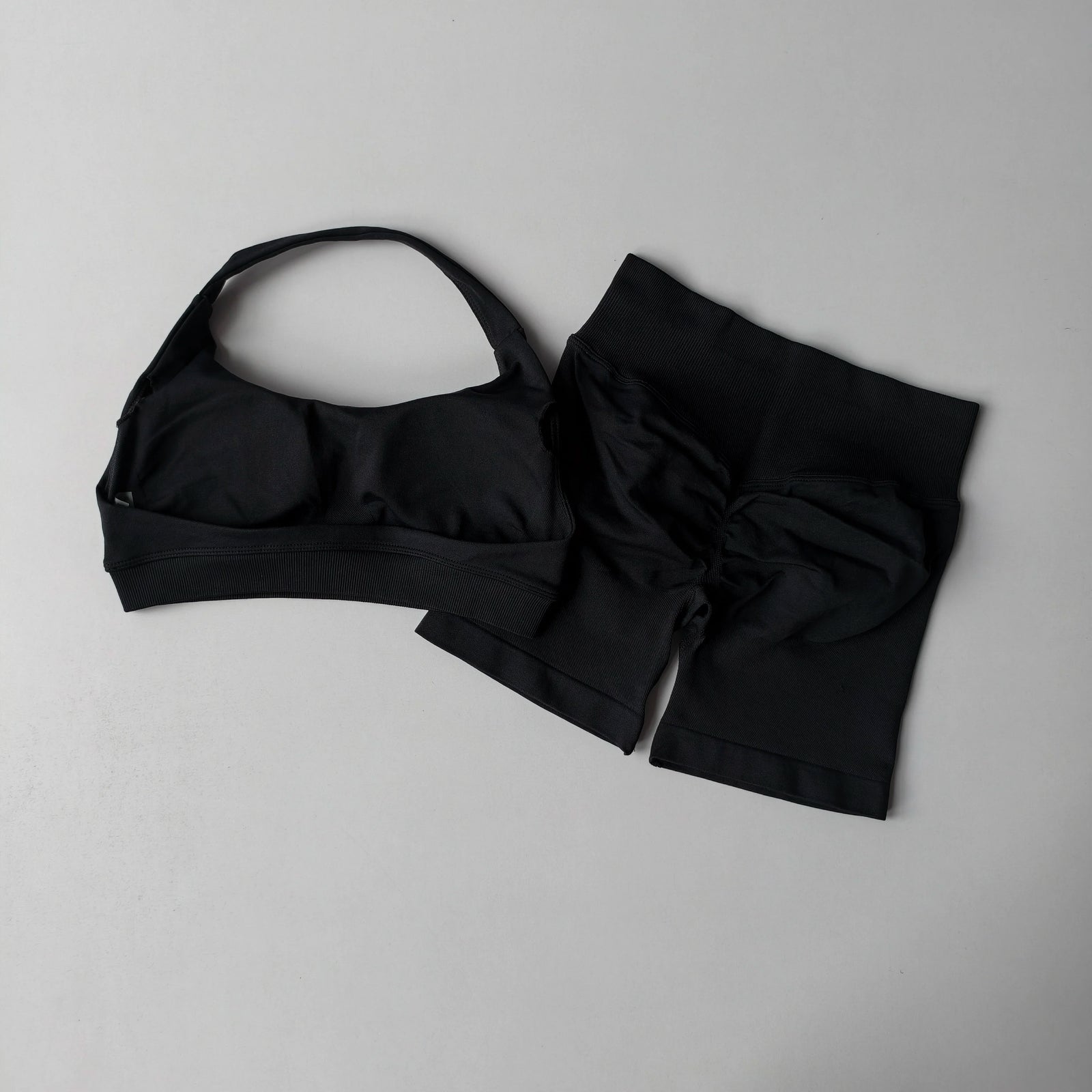 Women's Halter Tank And Shorts Yoga Set For Workout Outfits