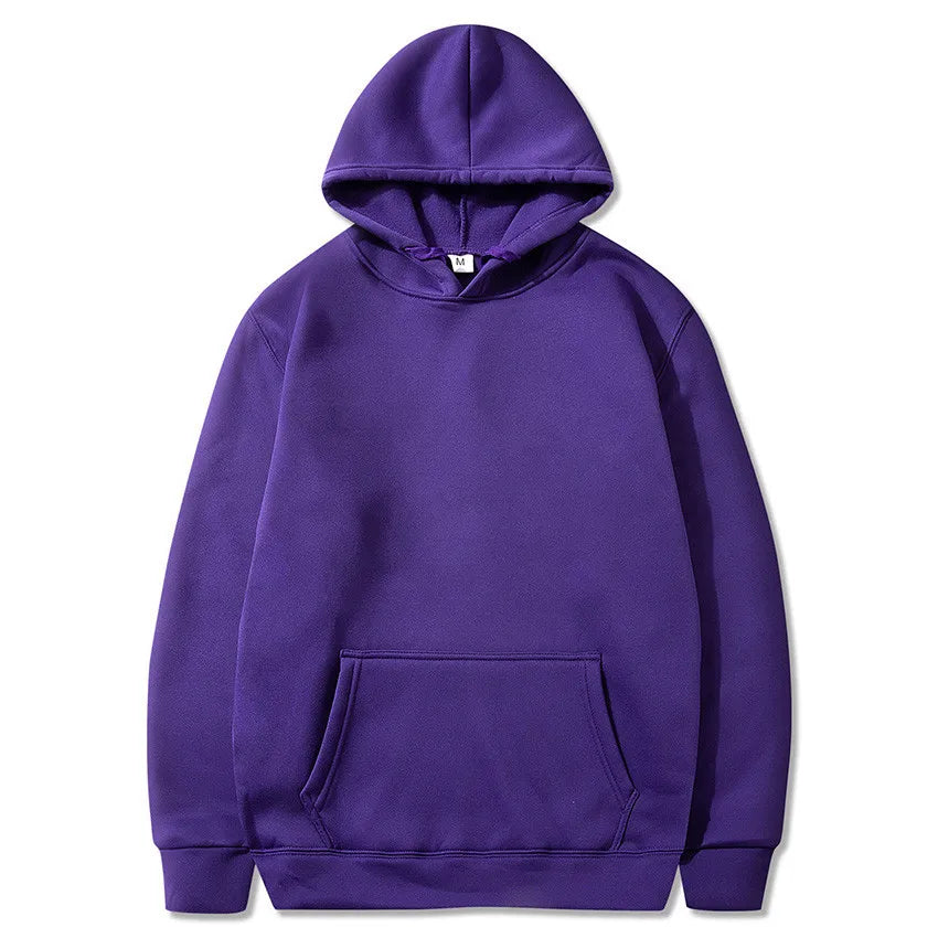 Long Sleeve Casual Hooded Sweatshirt with Relaxed Streetwear Styling