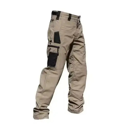 Men's Multi Pocket Zip Fly Casual Cargo Pants