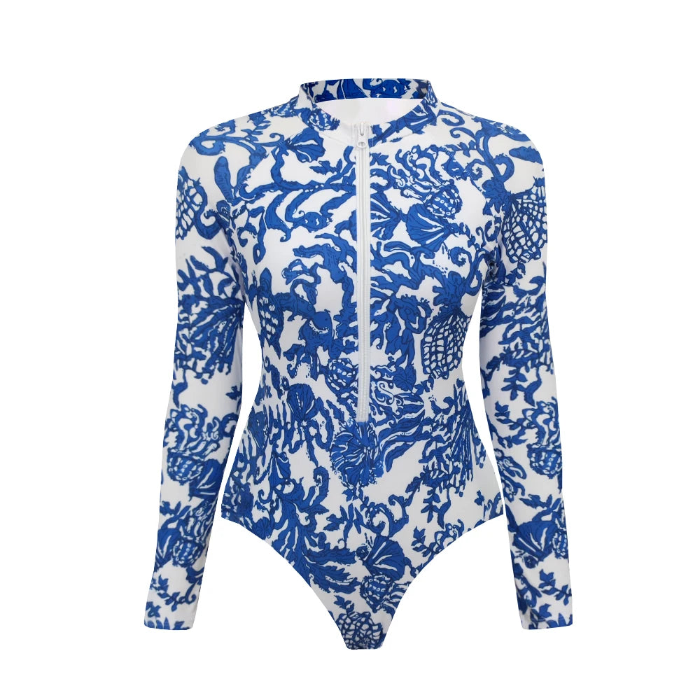 Long Sleeve One-Piece Swimsuit