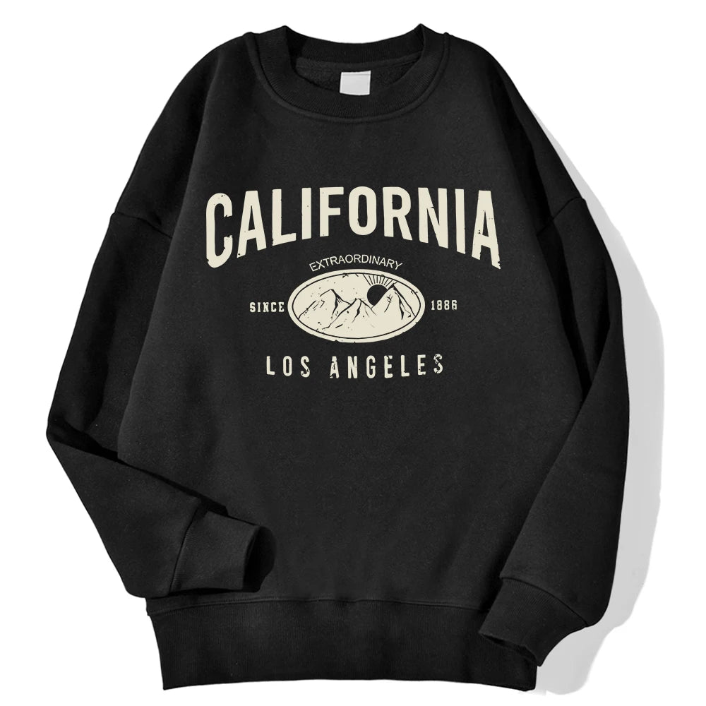 Letter Graphic Long Sleeve Pullover Casual Sweatshirt for Layering