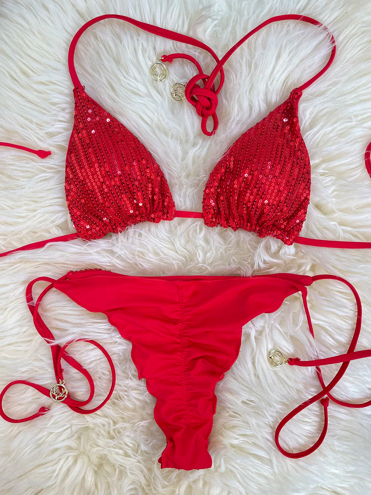 Sequin Detail Bikini