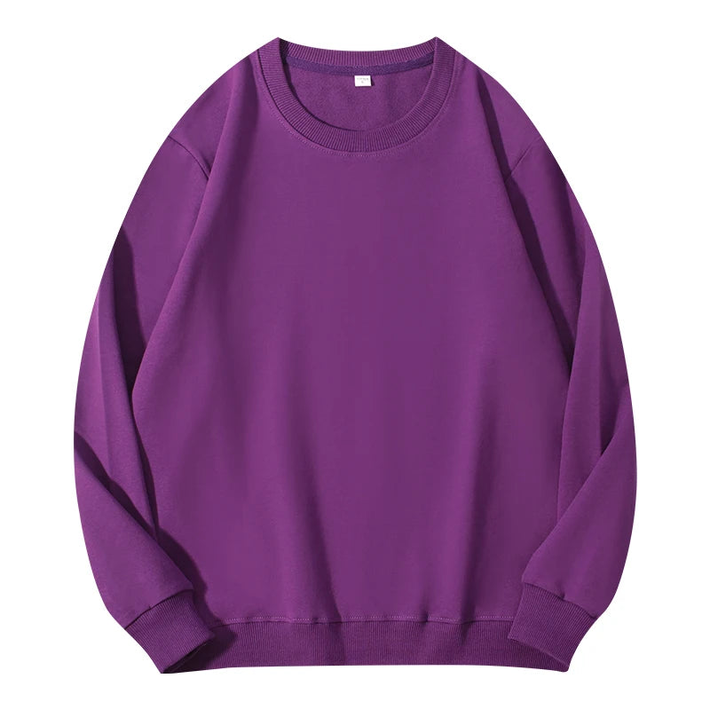 Long Sleeve Casual Pullover Sweatshirt with Original Style Options