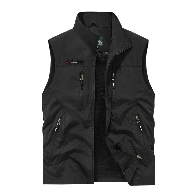 Men's Zipper-Pocket Utility Vest
