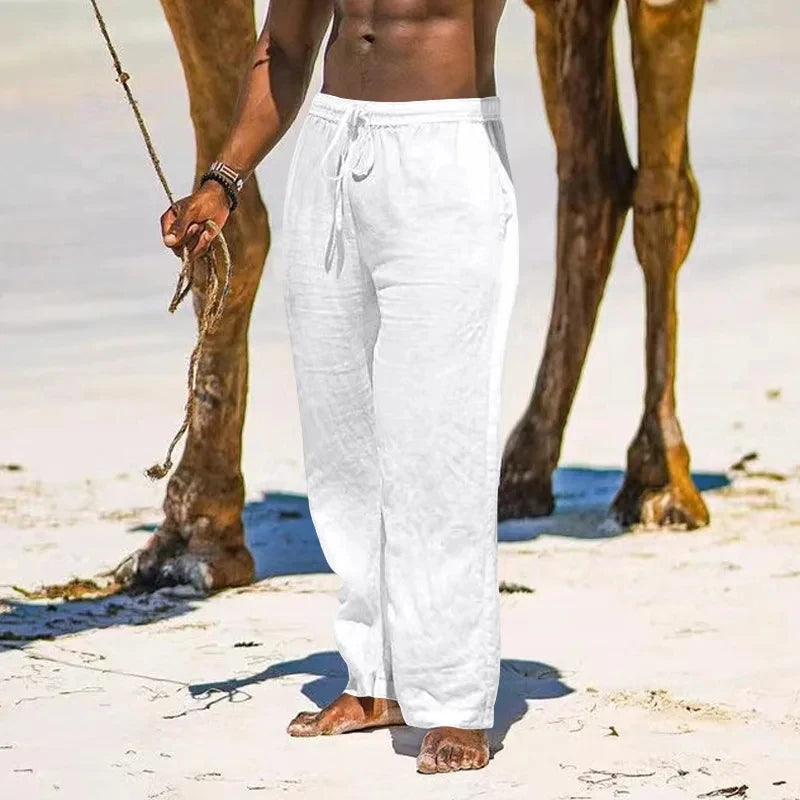 Men's Elastic Waist Casual Pants For Everyday Wear