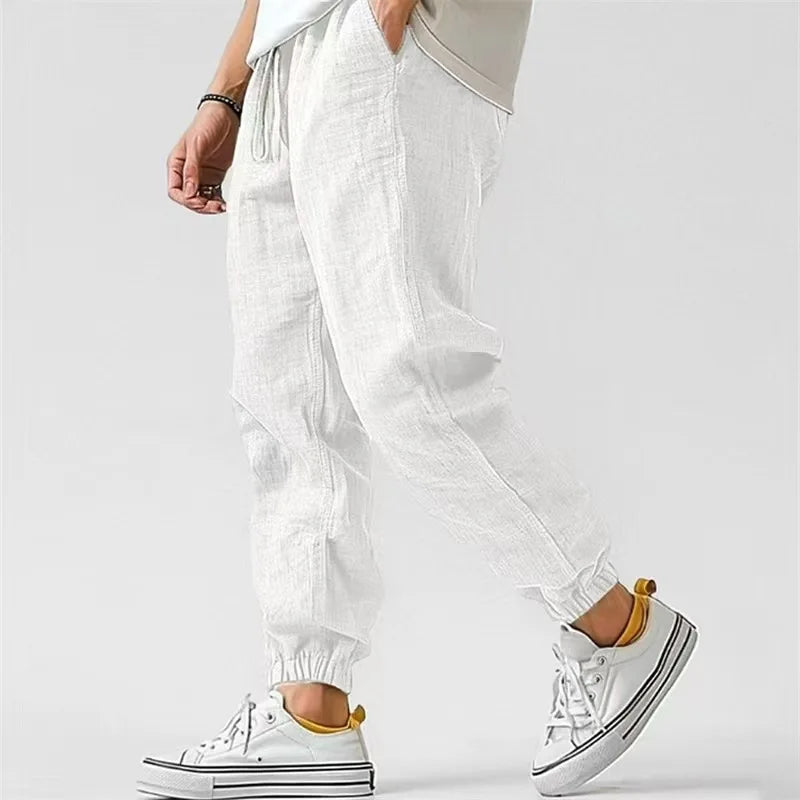 Men's Elastic Waist Casual Pants For Everyday Wear