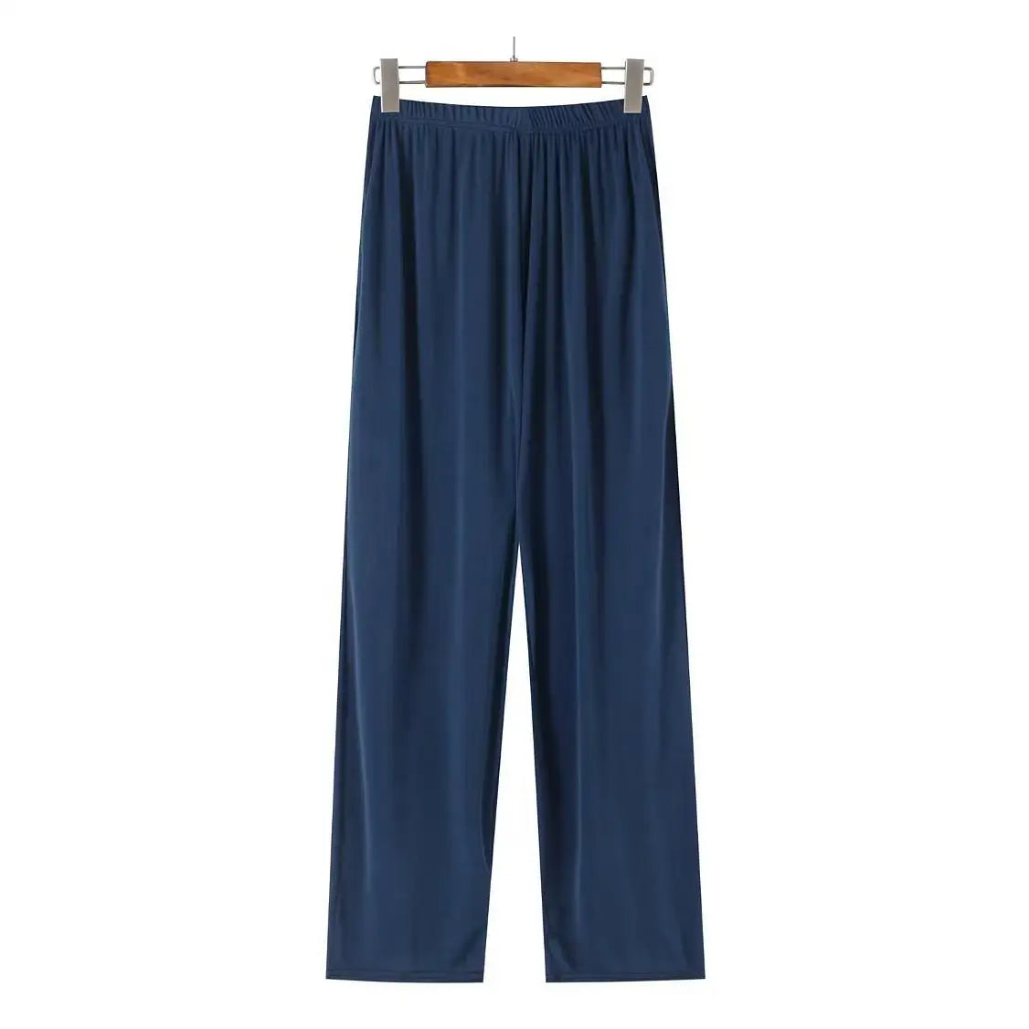 Men's Patterned Elastic Waist Straight Leg Pajama Pants