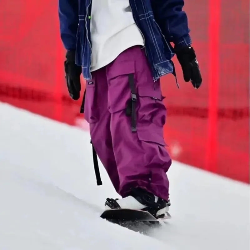 Full Length Loose Fit Ski and Snowboard Winter Pants