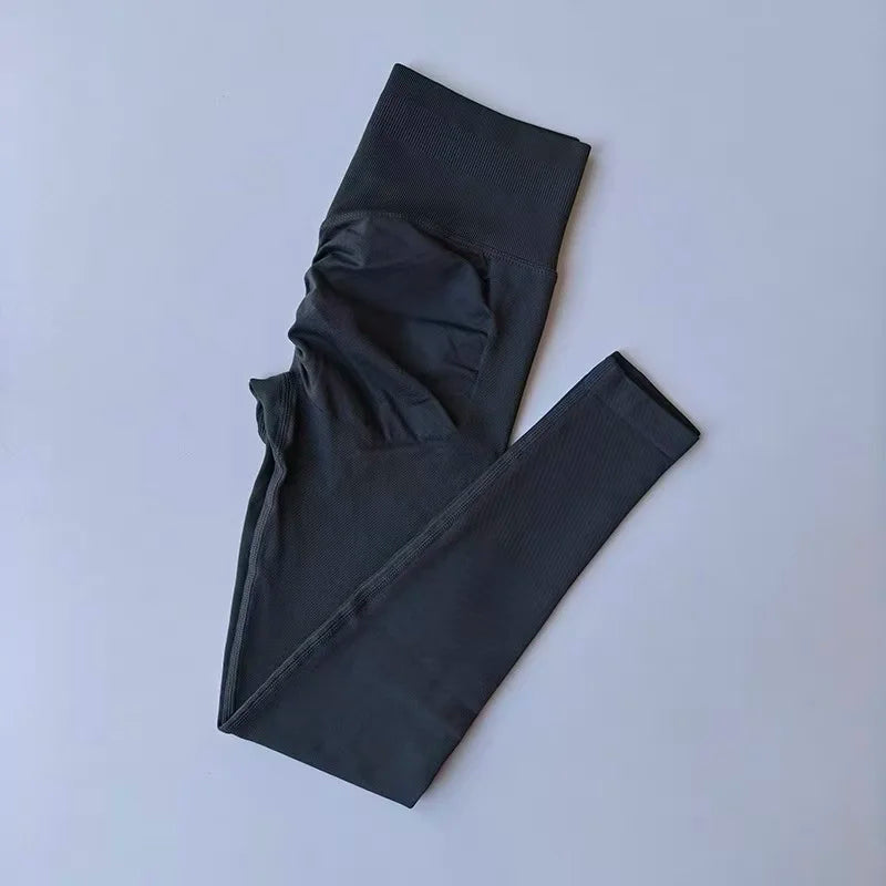 Women's Cross Back Bra And Flared Pants Yoga Set