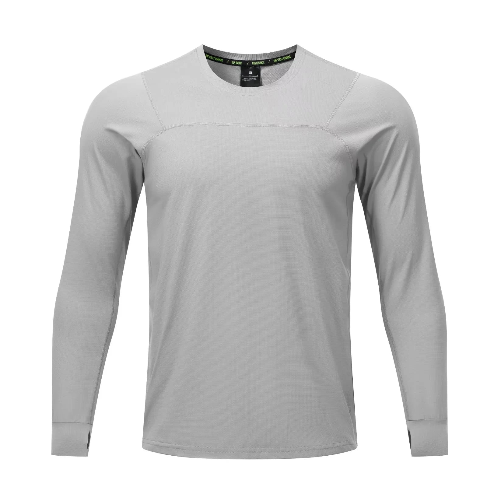 Crew Neck Long Sleeve Running Sports T Shirt Top