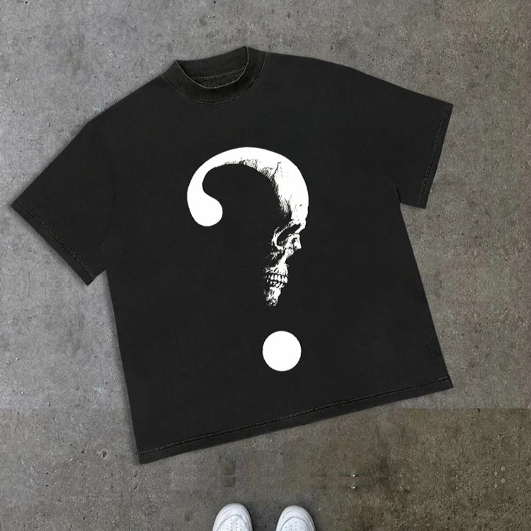 Graphic Crew Neck Short Sleeve Casual Pullover T Shirt