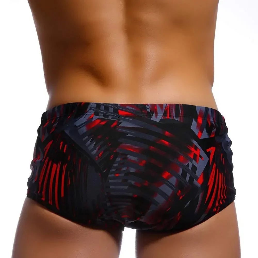 Men's Swimsuit Bottoms in Brazilian-Cut Swim Brief Style for Beach and Pool Wear