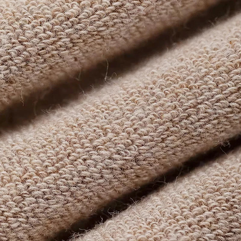 Solid Knee High Socks with Long Knit Shape
