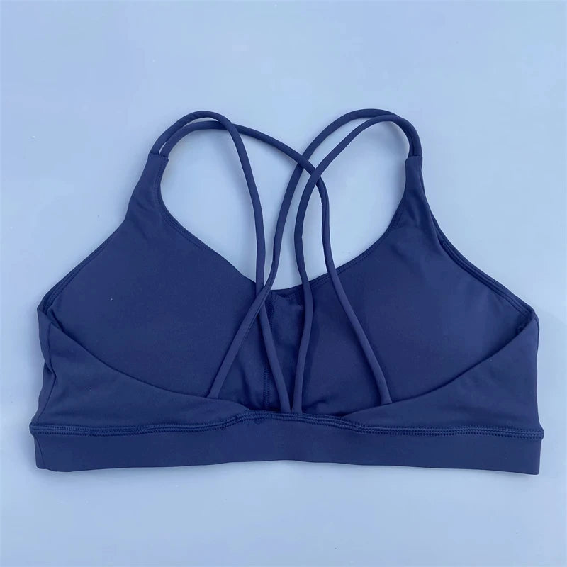 Women's Multi Strap Cross Back Sports Bra