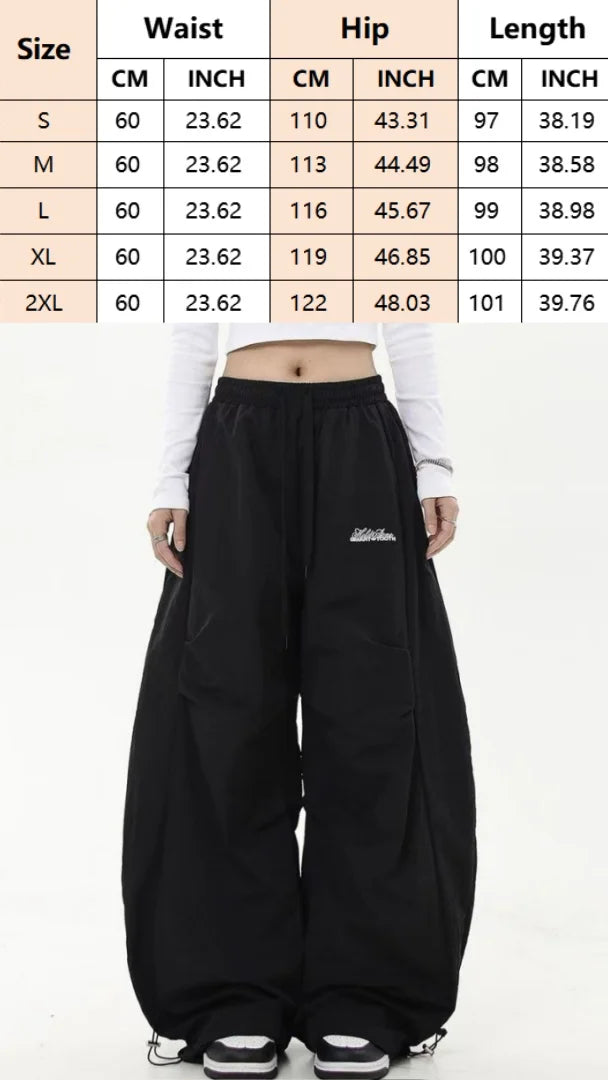 Women's Loose Wide Leg Pants with Contrast Stripe Style Options