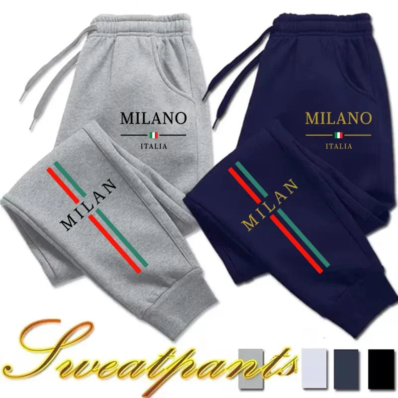 Men's Graphic Print Drawstring Waist Casual Pants For Everyday Wear