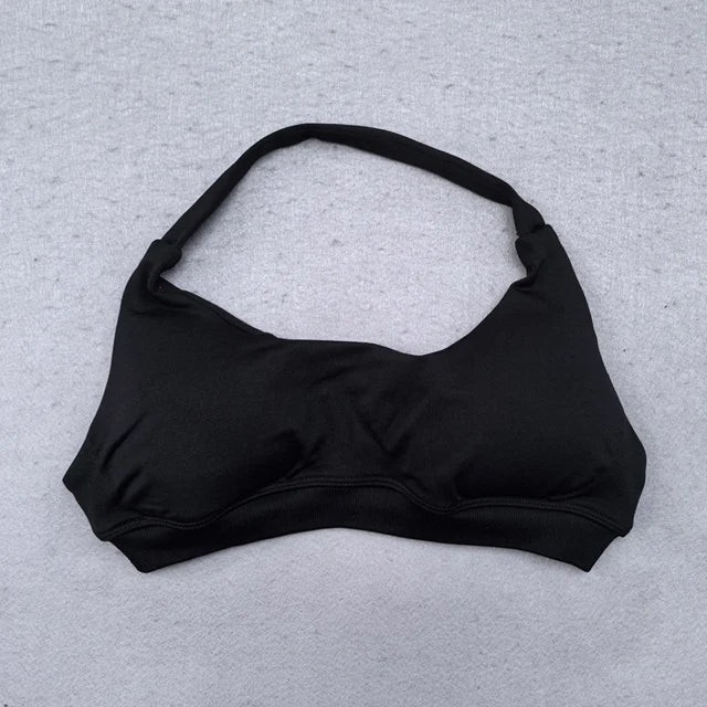 Women's Halter Bra And Leggings Yoga Set For Workout Outfits
