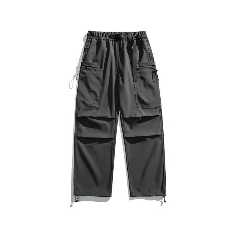 Men's Loose Fit Cargo Pants with Adjustable Outdoor Style