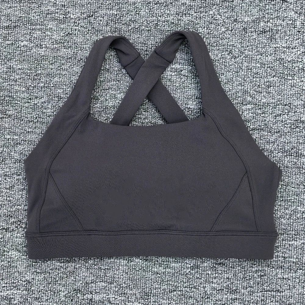 Women's Wide Cross Strap Sports Bra