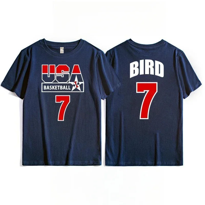 USA Basketball Number Short Sleeve T-shirt For Sports Outfits