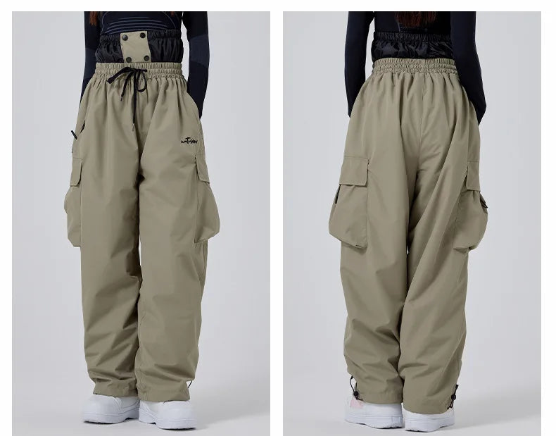 Full Length Loose Fit Ski and Snowboard Winter Pants