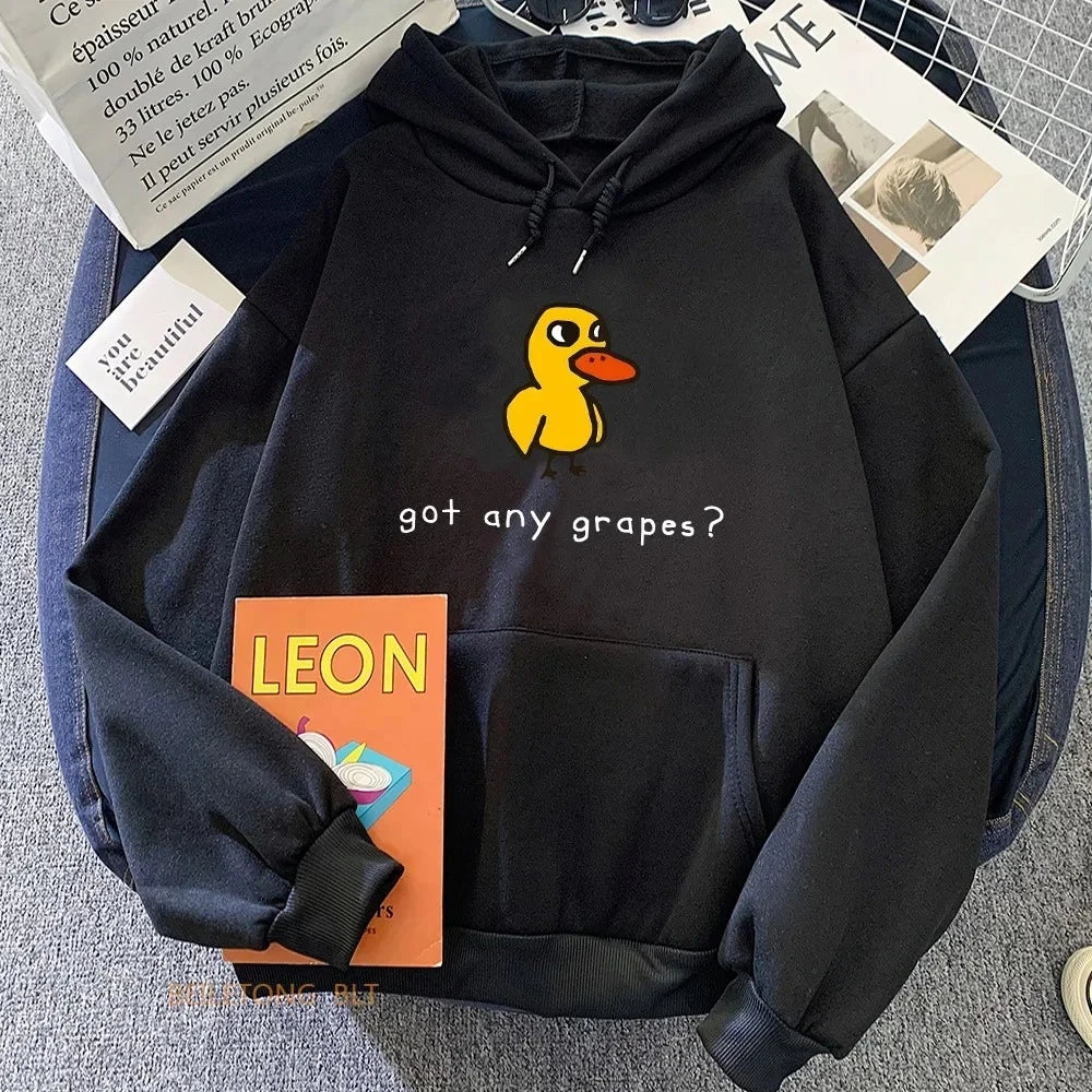 Long Sleeve Casual Hooded Sweatshirt with Relaxed Streetwear Styling