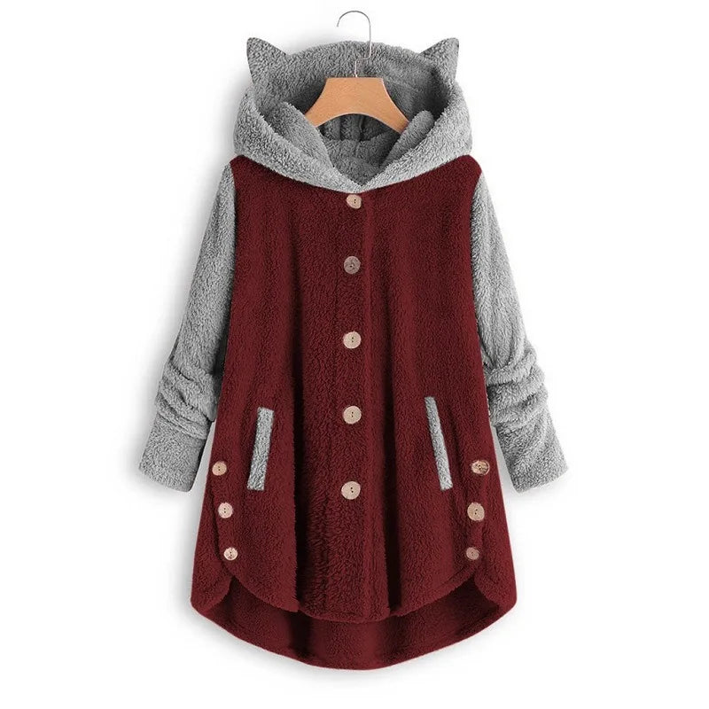 Long Sleeve Casual Hooded Sweatshirt with Relaxed Streetwear Styling