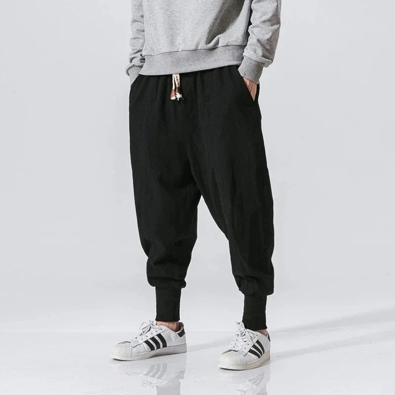 Men's Elastic Waist Casual Pants For Everyday Wear