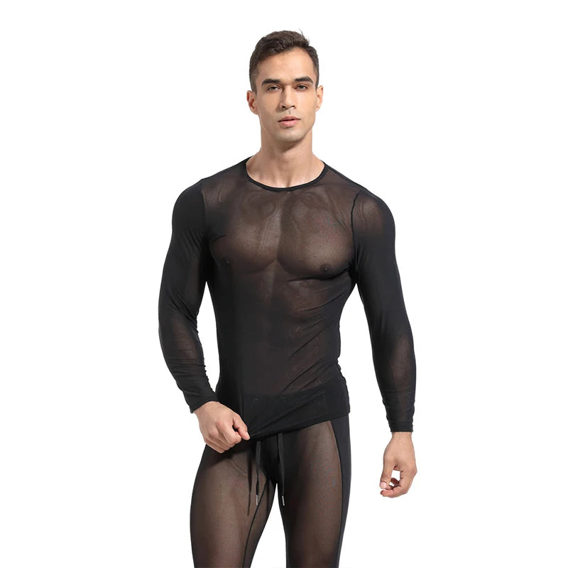 Men's Fitted Training Leggings for Gym and Running