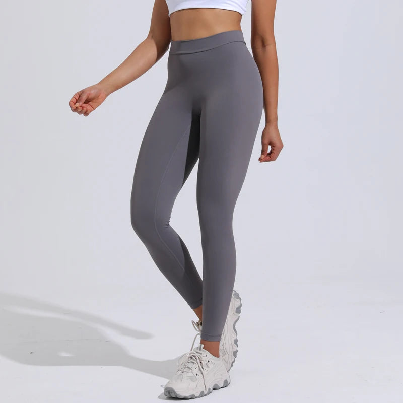 Women's V Back Full Length Leggings For Workout Outfits