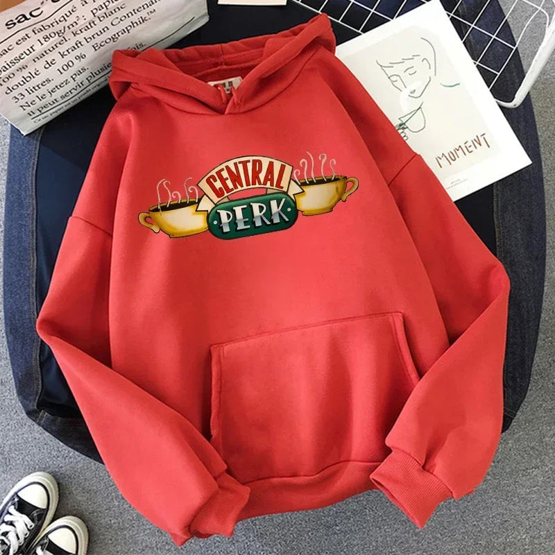 Letter Graphic Long Sleeve Pullover Casual Hoodie for Layering