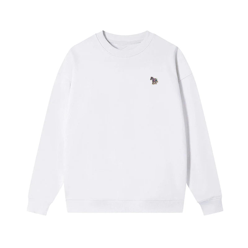 Embroidered Long Sleeve Pullover Casual Sweatshirt for Layering