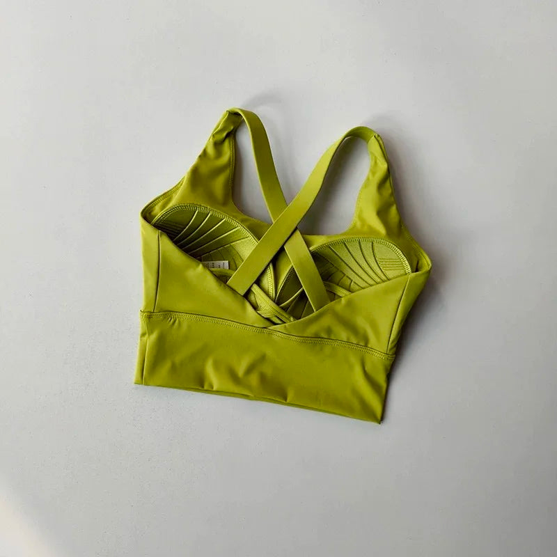 Women's Cross-Strap Sports Bra